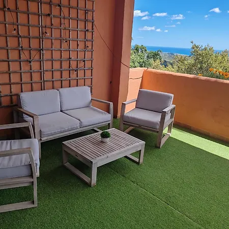 Luxury Apartment With Sea Views, Golf, Gym, Spa, 7 Pools Ojen Exterior photo